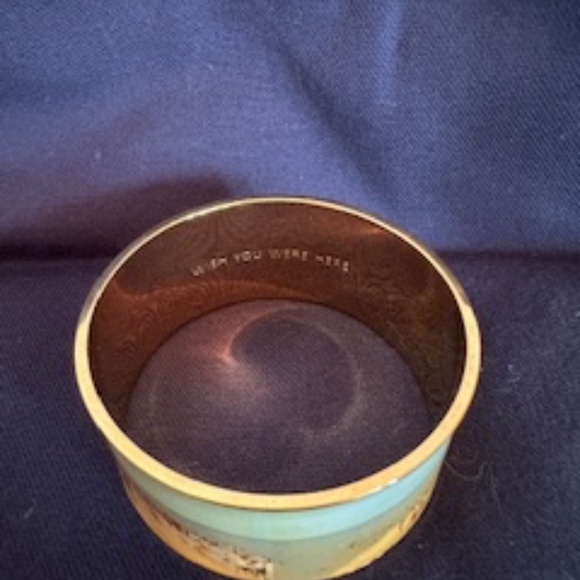 NEW - Never Worn - KATE SPADE NY Bangle Cuff Bracelet - "Wish You Were Here" - Picture 10 of 10